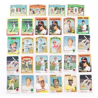 Topps Baseball Cards With Aaron, Jackson, Palmer and More, 1972–1985