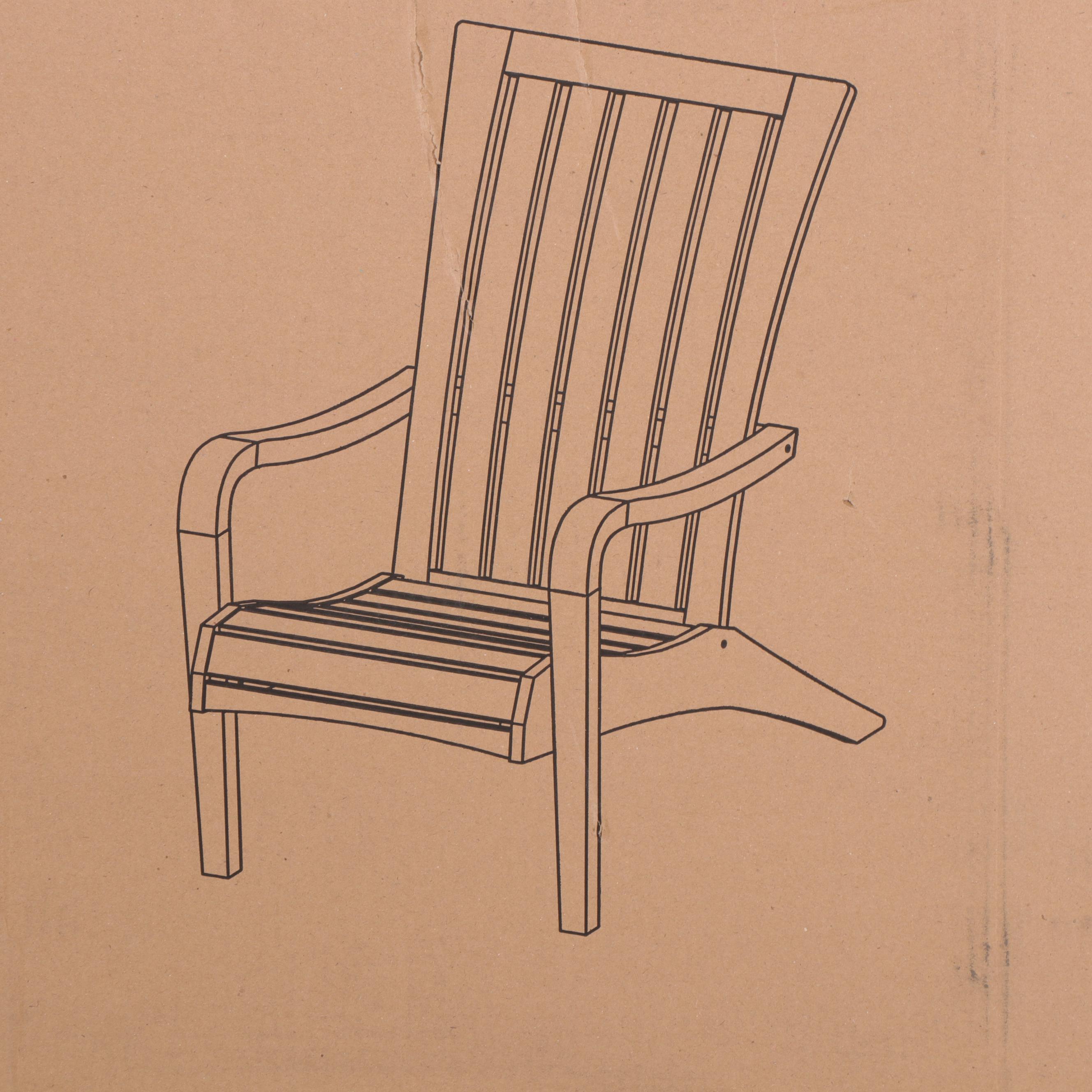 Member's Mark Teak Adirondack Patio Chair EBTH