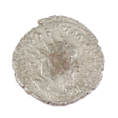 Ancient Roman Imperial AR Antoninianus Coin of Postumus, ca. 260 A.D.