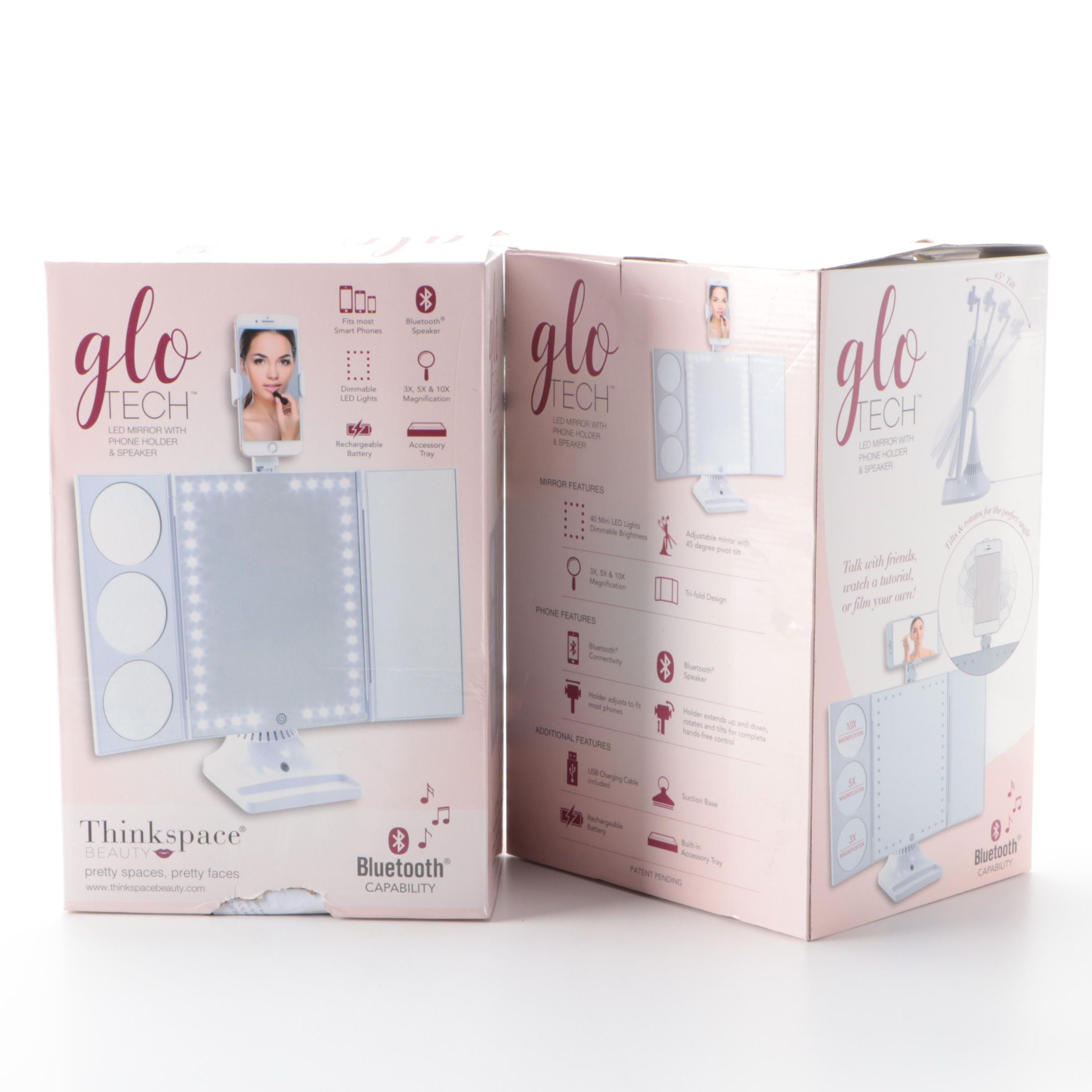 Thinkspace Beauty Glo Tech LED Vanity Mirrors EBTH