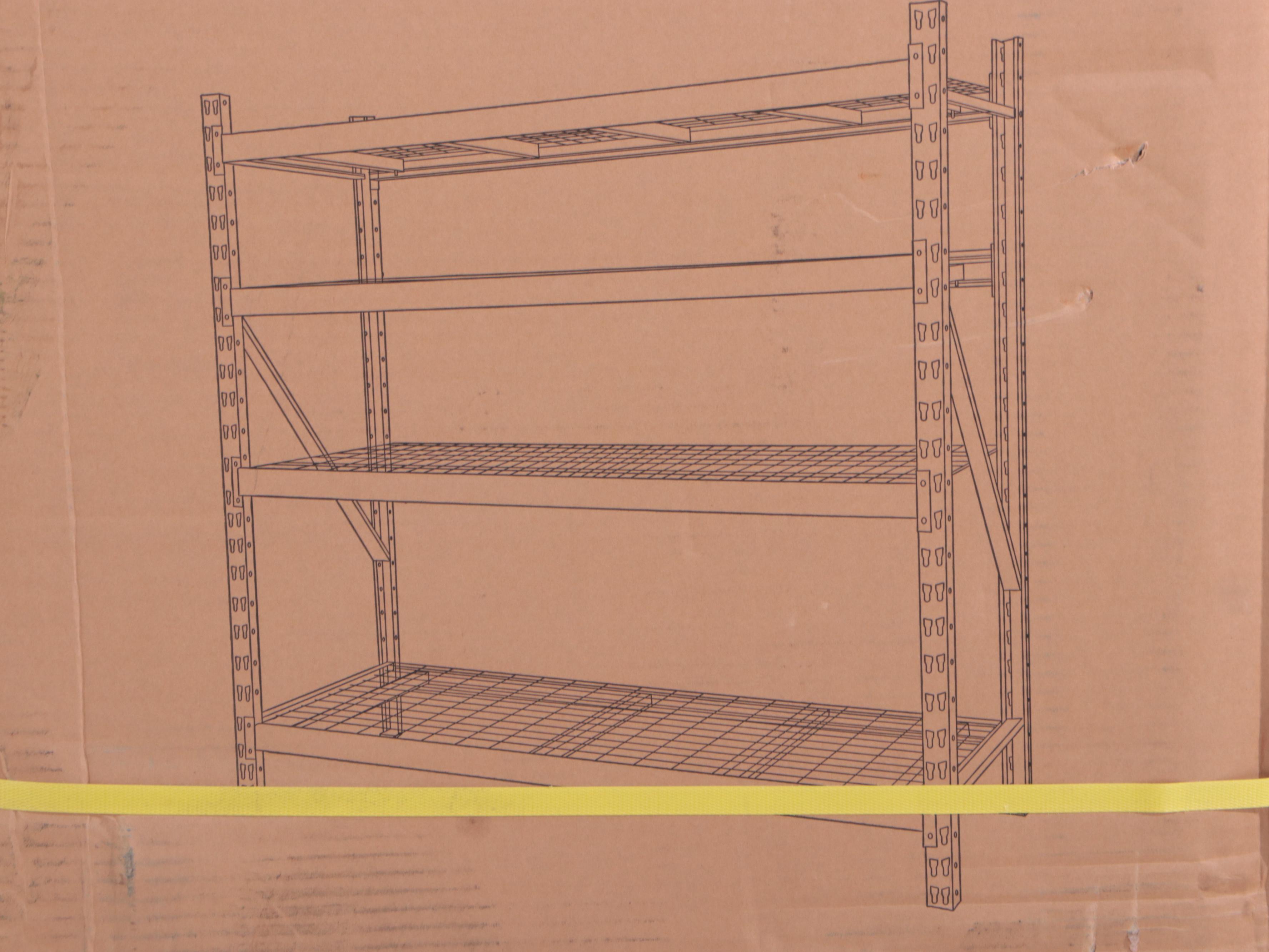 Member's Mark Industrial Heavy Duty FourShelf Storage Rack EBTH
