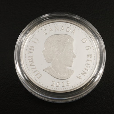 2013 Canadian Proof $4 Fine Silver Laura Secord Coin