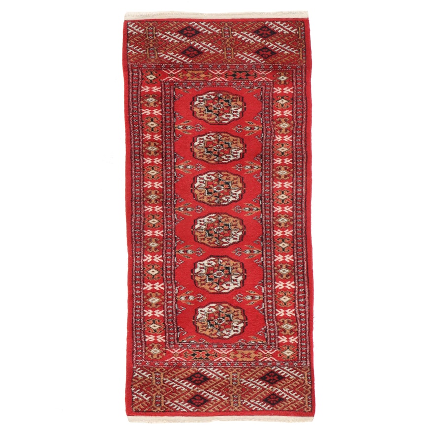 2'1 x 4'6 Hand-Knotted Afghan Baluch Carpet Runner