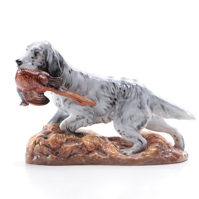 Royal Doulton Bone China "English Setter with Pheasant" Figurine