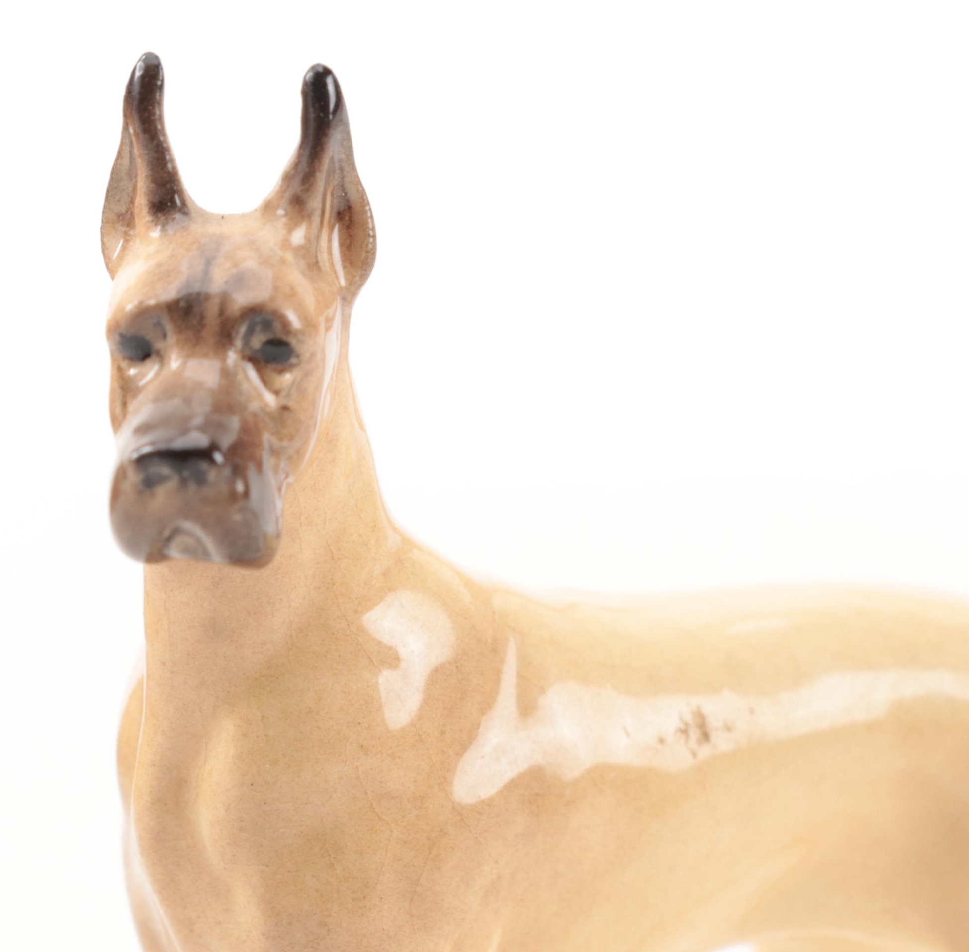 Boehm, Royal Doulton with Other Ceramic Great Dane Figurines | EBTH