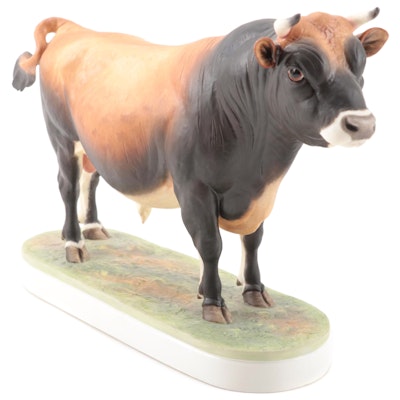 Royal Doulton "Jersey Bull" Bone China Figure Designed by Doris Lindner