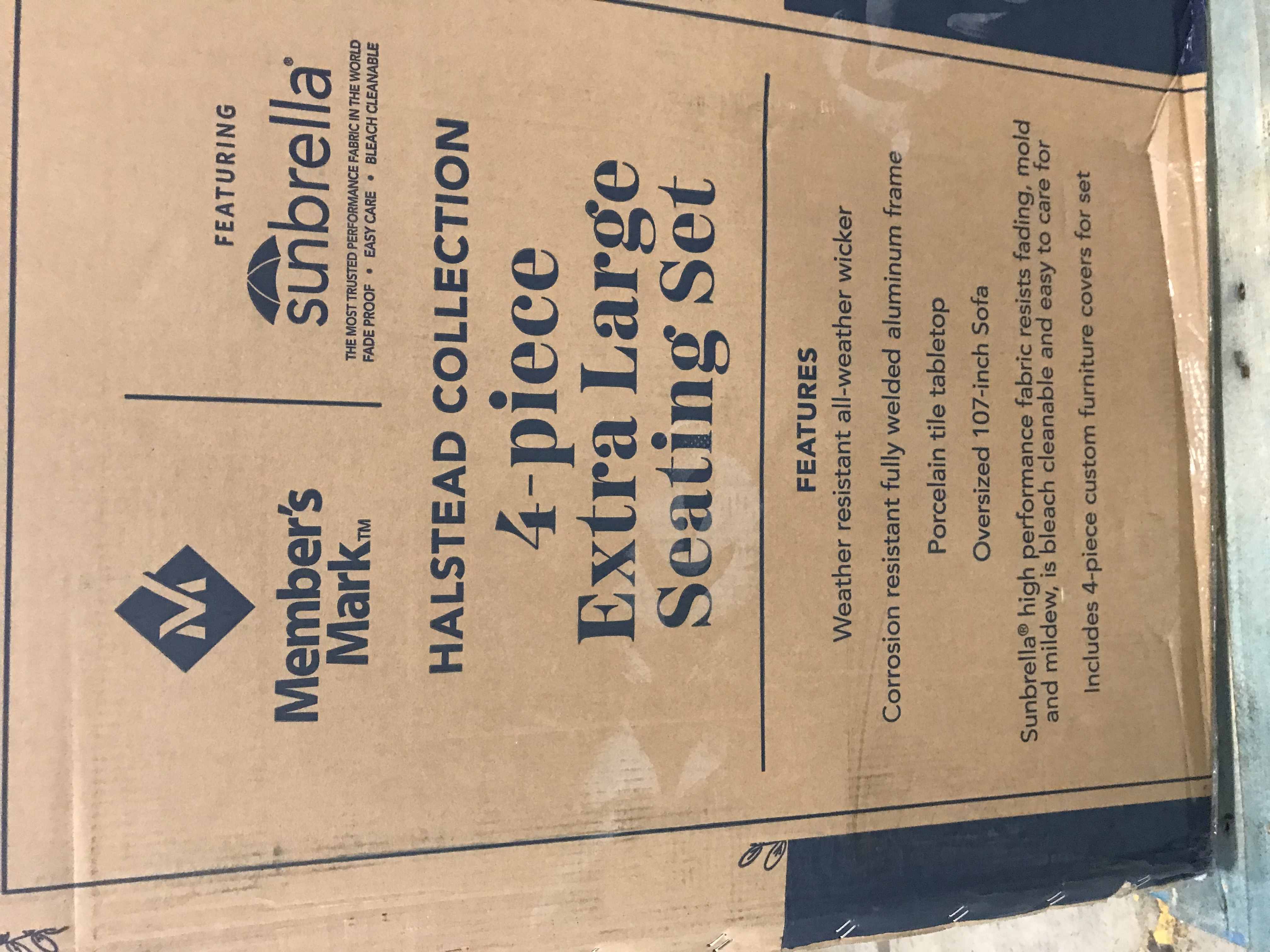 Member's Mark Halstead Collection FourPiece Seating Set EBTH