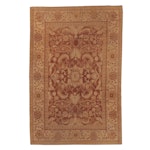4'1 x 6'2 Machine Made Classic Home Rugs Indian Agra Jacquard Weave Area Rug