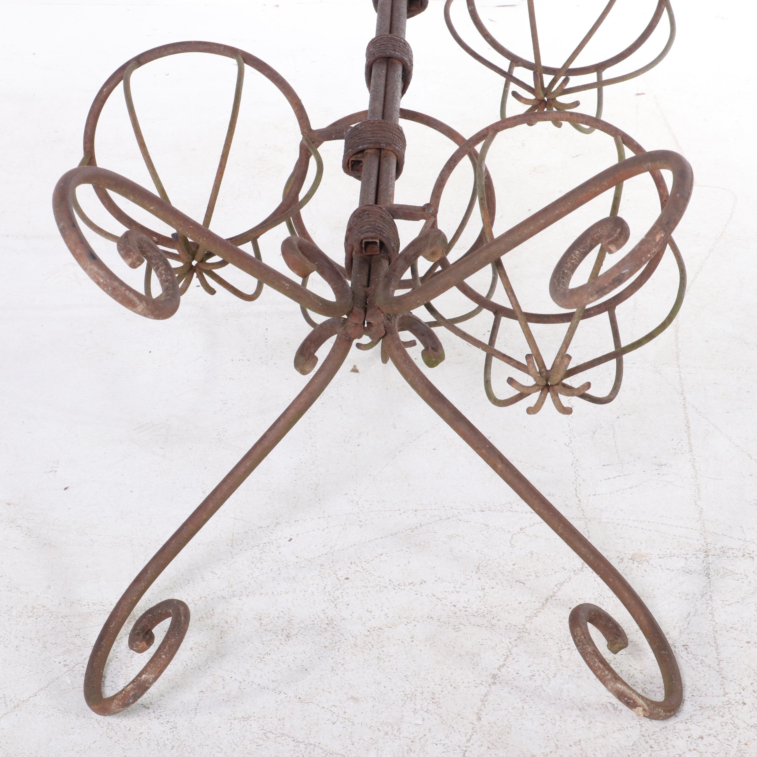 Wrought Iron Plant Stand EBTH