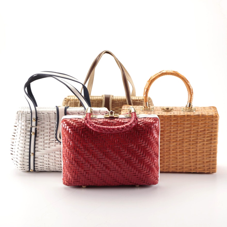 Stylecraft, Marchionesse and Other Woven Handbags, Mid-20th Century