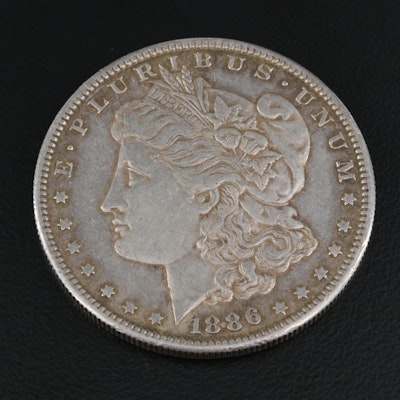 Low Mintage 1886-S Morgan Silver Dollar