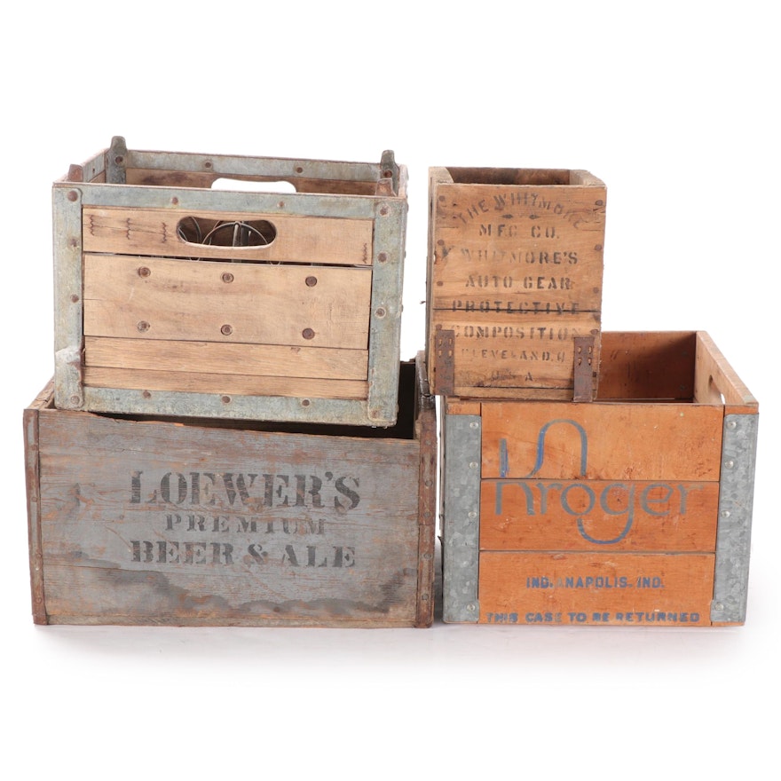 Kroger, Loewer's and More Wooden Crates