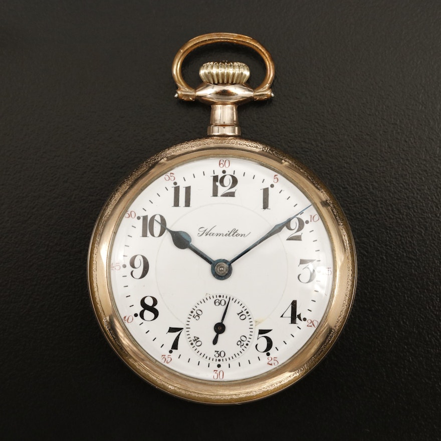 1912 Hamilton Railroad Grade Pocket Watch