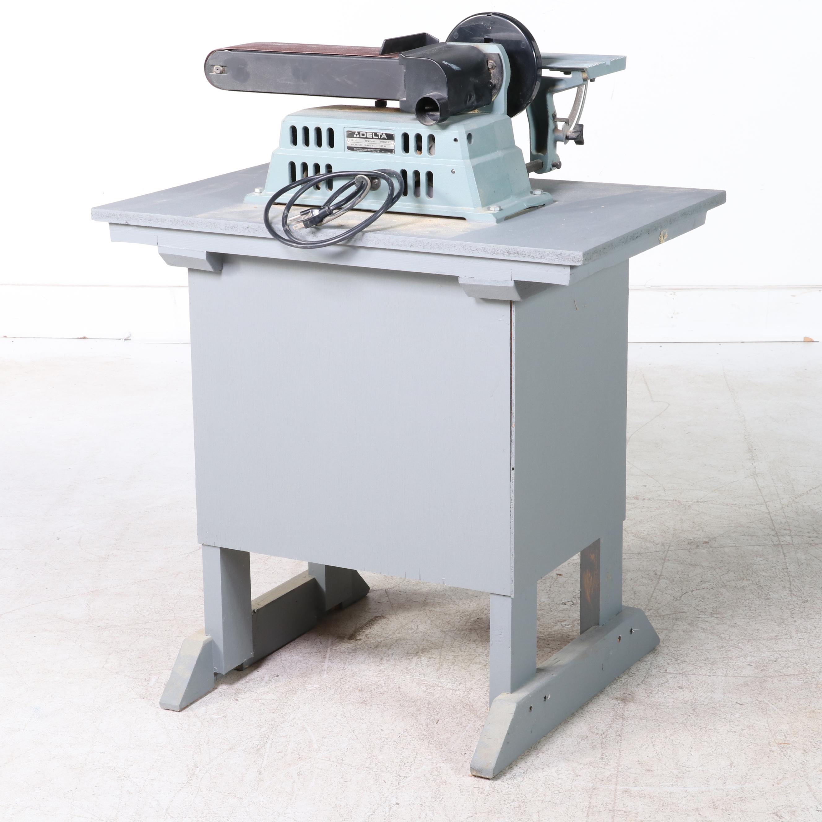 Delta 4" Belt/6" Disc Sander on Stand EBTH