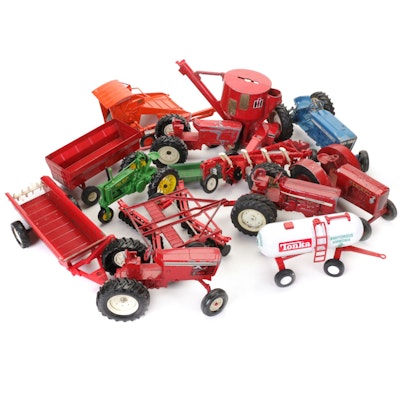 Diecast Farm Vehicles Including Tonka, Ford, John Deere and More
