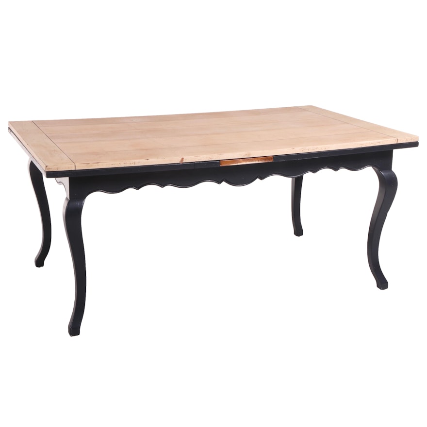 Milling Road Italian Painted Draw-Leaf Dining Table