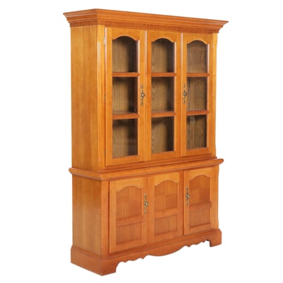 Louis Philippe Style Wood China Cabinet, Late 20th/ Early 21st Century