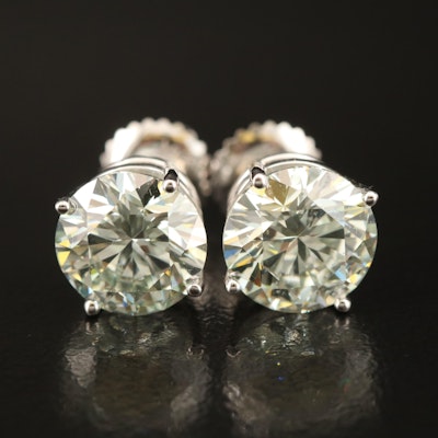 14K 3.66 CTW Lab Grown Diamond Stud Earrings