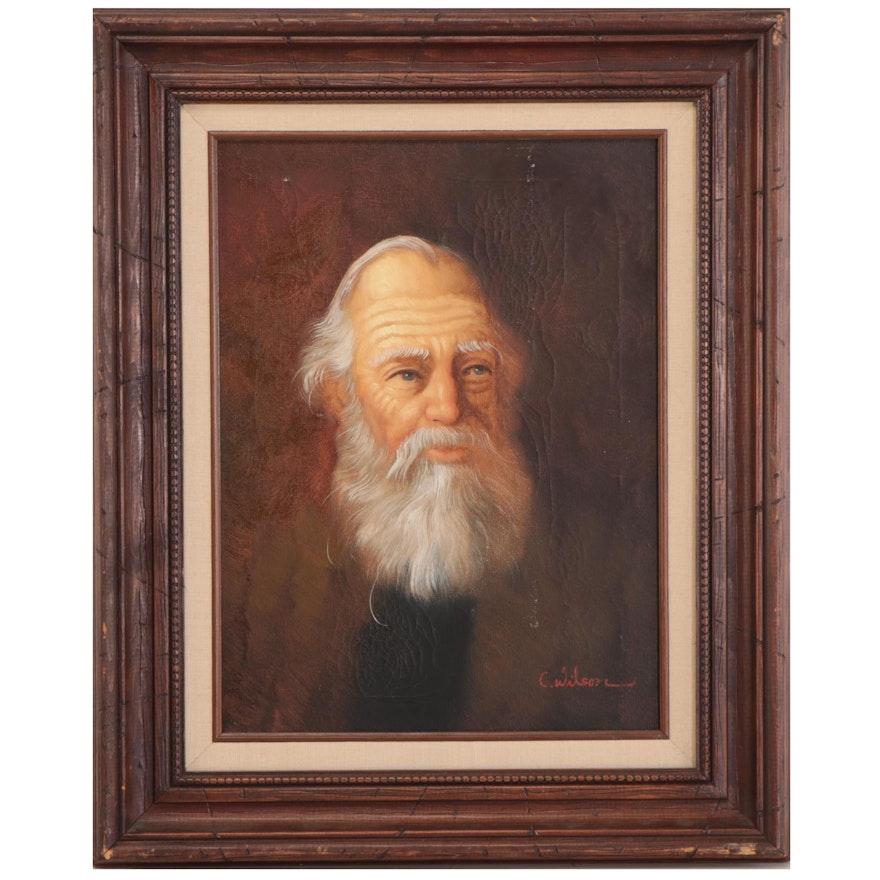 C. Wilson Portrait Oil Painting