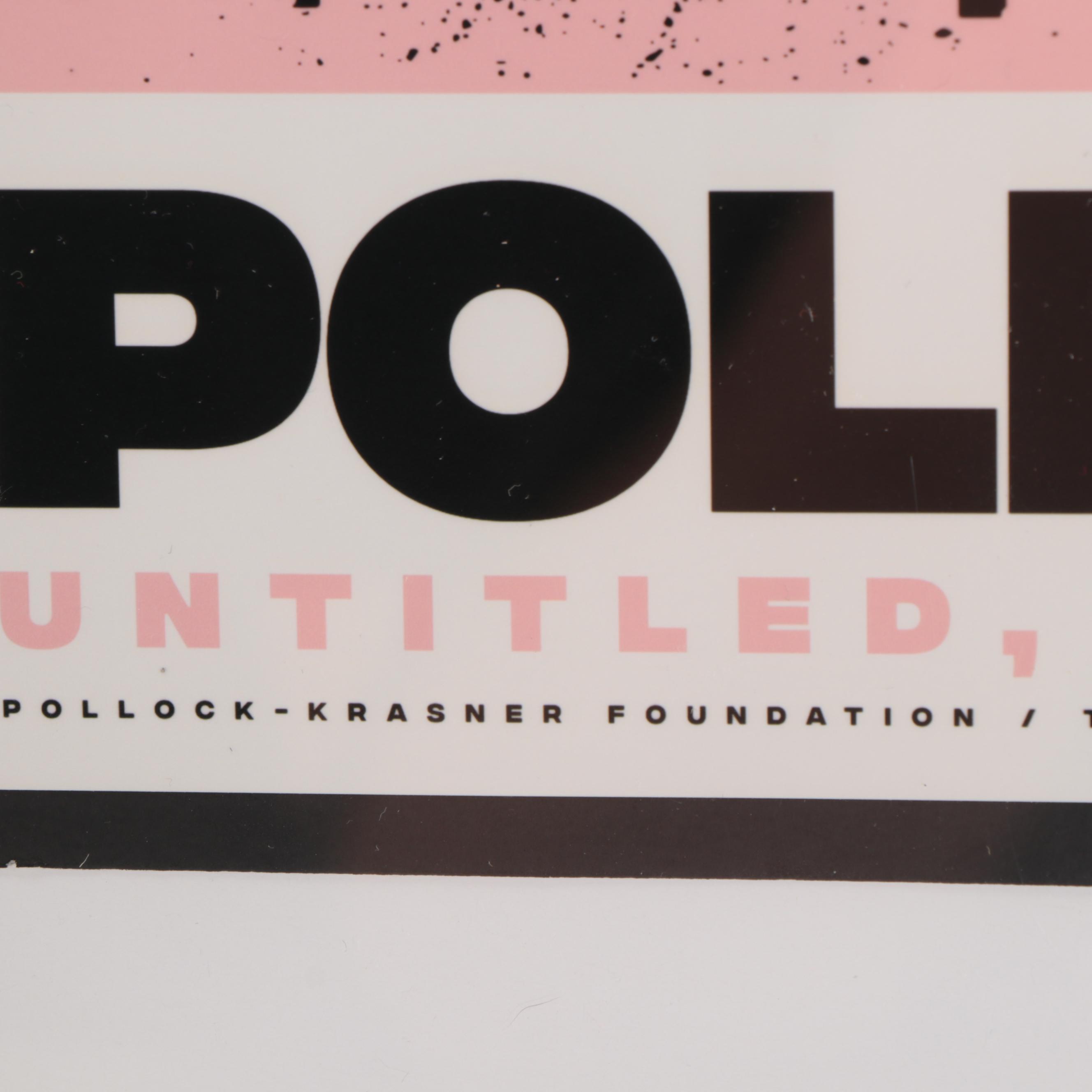 Giclée of Jackson Pollock Poster EBTH