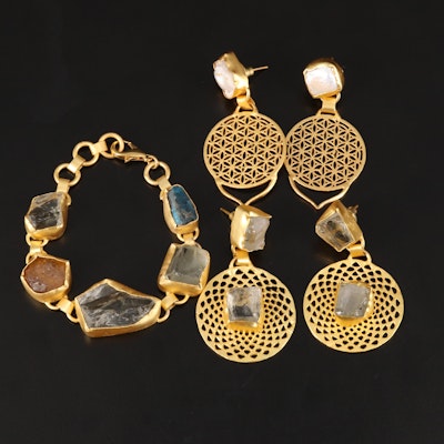 Collection of Jewelry Including Gemstones