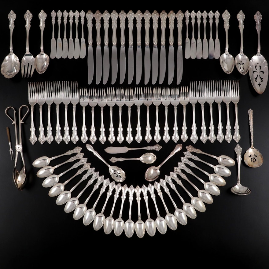 International Silver Co. "Orleans" and Other Silver Plate Flatware Set