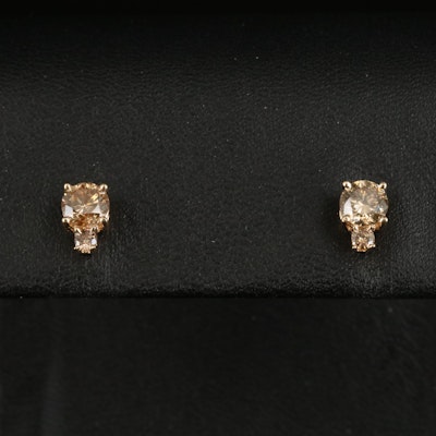 10K 0.88 CTW Diamond Stud Earrings