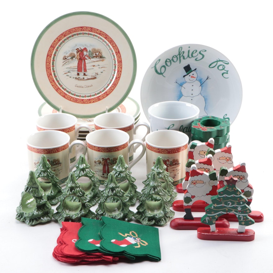 Villeroy & Boch "Festive Memories" Mugs and Plates with Other Seasonal Décor