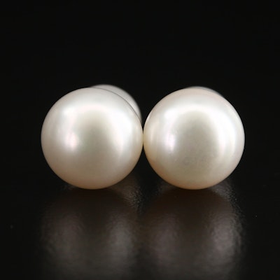 14K Pearl Reversible Earrings