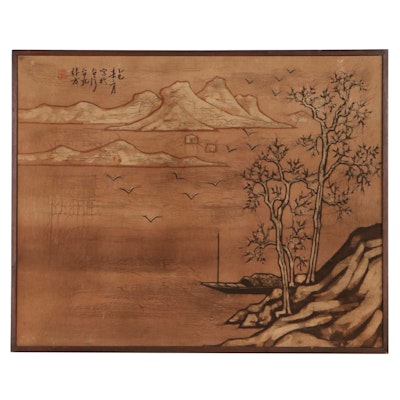 East Asian Ink Wash Painting, Early to Mid-20th Century