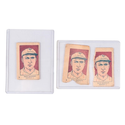 1926 W512 Dave Bancroft #1 Boston N.L. Hand Cut Baseball Strip Cards