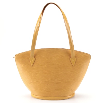 Louis Vuitton Saint Jacques GM Shoulder Bag in Tassil Yellow Epi Leather