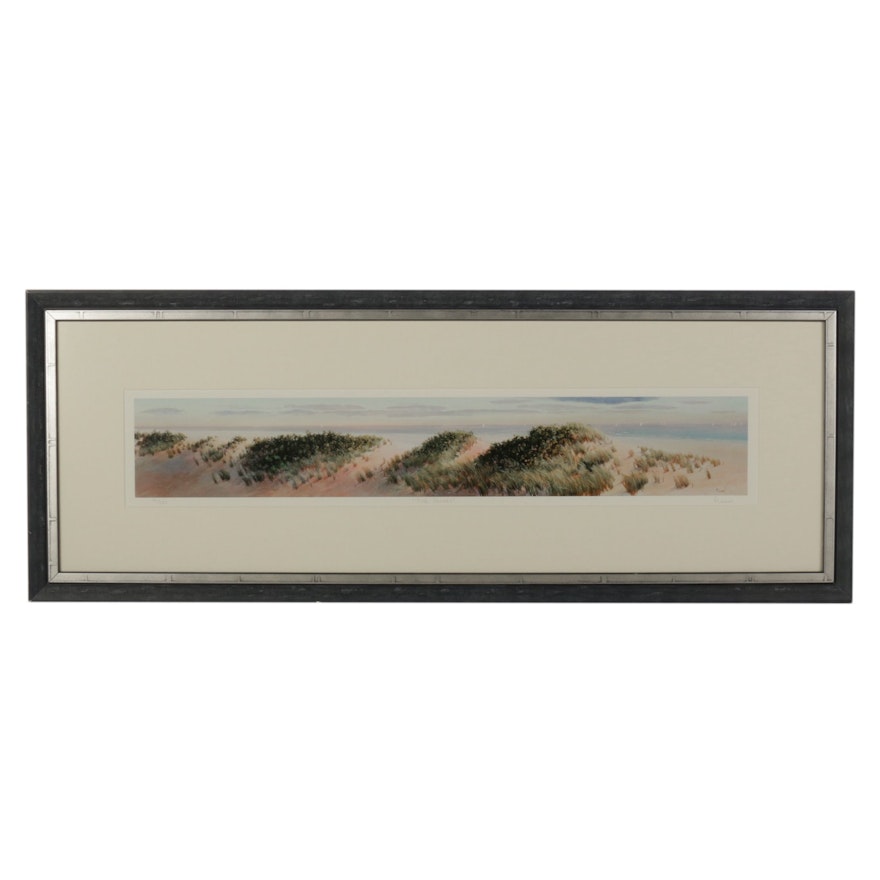 Bruce Peeso Offset Lithograph "The Dunes," Late 20th-21st Century