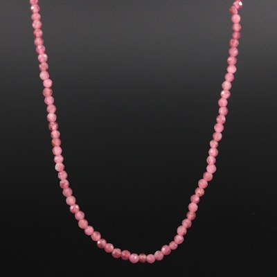 Tourmaline Bead Necklace with 14K Clasp