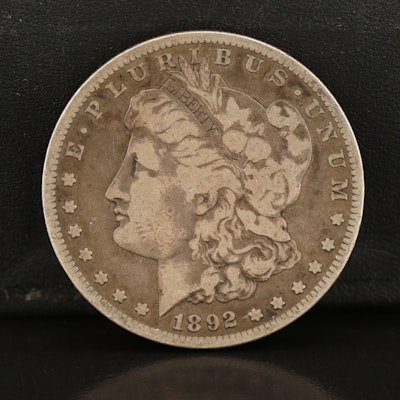 Low Mintage 1892-S Morgan Silver Dollar