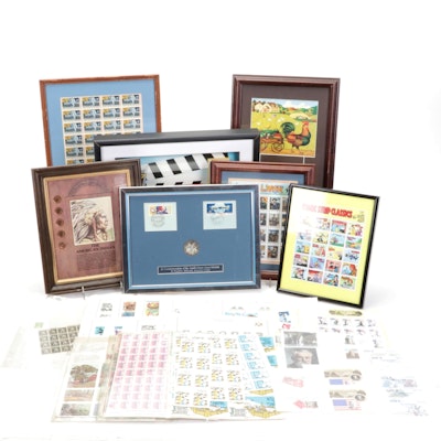 Commemorative Coin and Stamp Framed Sets, First Day Covers, and Postage Stamps