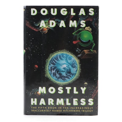 Signed First Edition "Mostly Harmless" by Douglas Adams, 1992