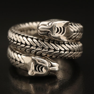 John Hardy Sterling Macan Coil Ring
