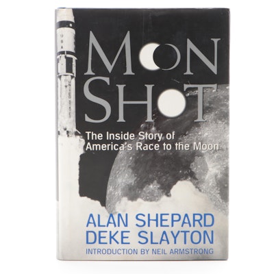 Signed First Edition "Moon Shot" by Alan Shepard and Deke Slayton, 1994
