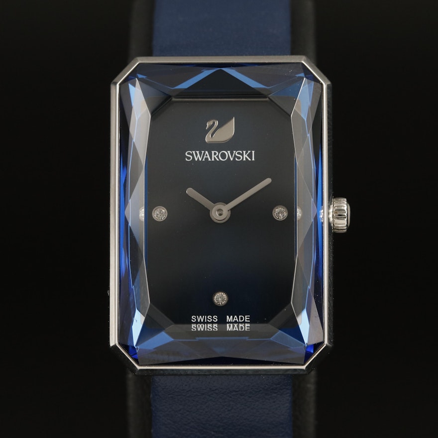 Swarovski Blue Crystal Wristwatch