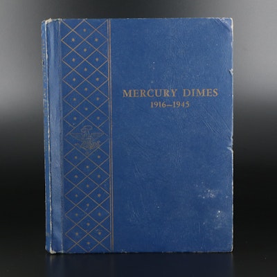 Near Complete Set of Silver Mercury Dimes