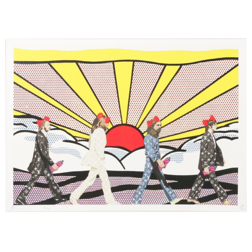 Death NYC Pop Art Graphic Print Featuring The Beatles, 2020