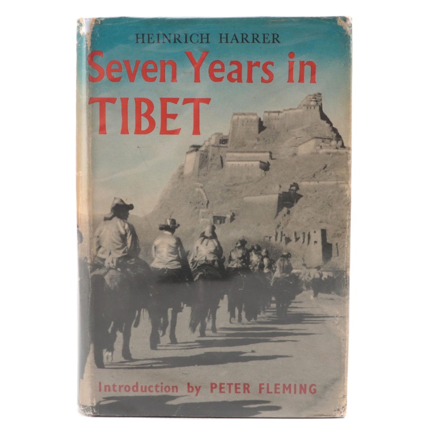 Signed First UK Edition "Seven Years in Tibet" by Heinrich Harrer, 1953