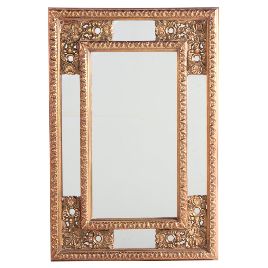 Hollywood Regency Style Giltwood and Composition Mirror, Late 20th Century