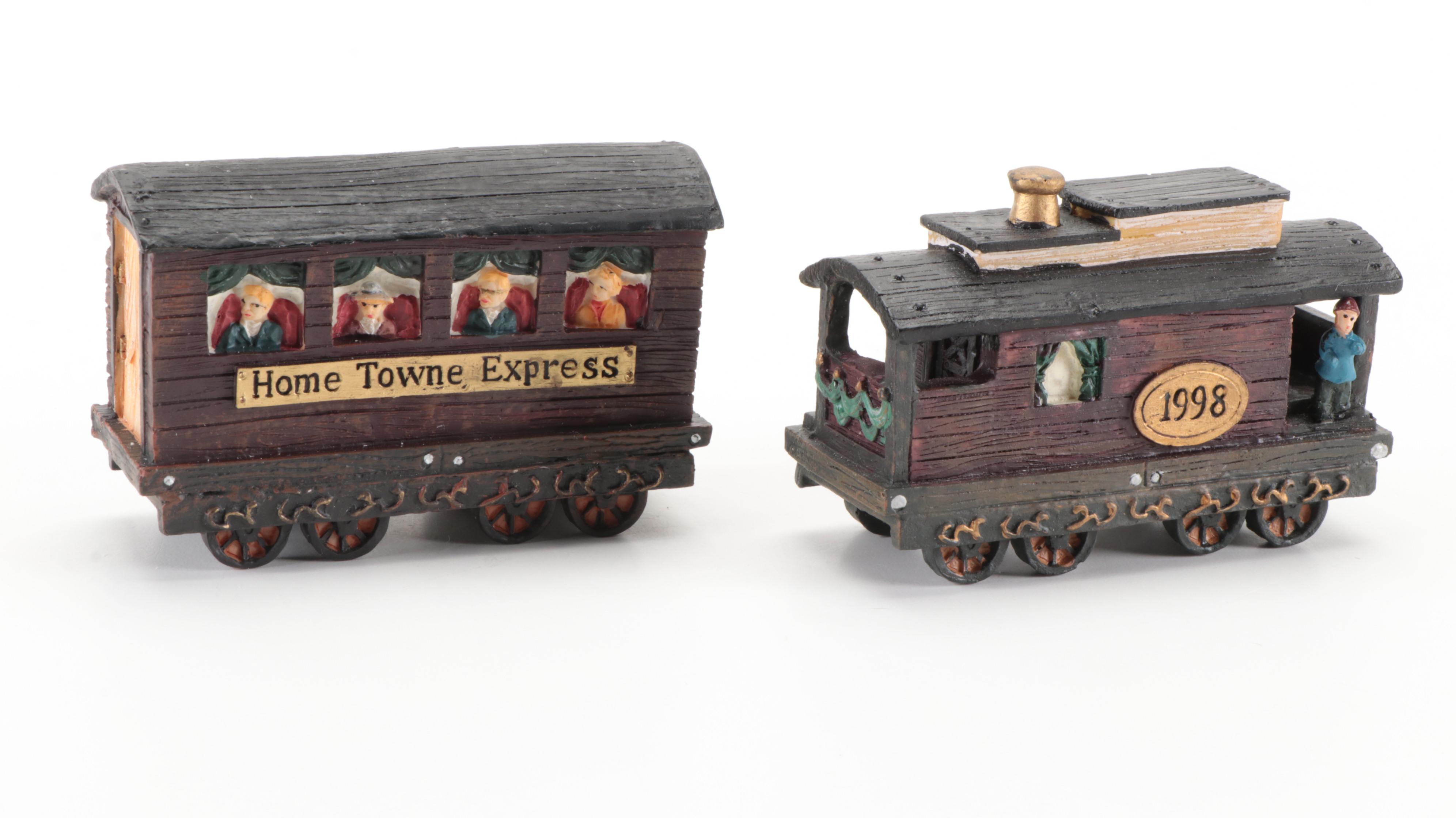 1998 Edition JC Penney Home Towne Express Toy Train Cars EBTH