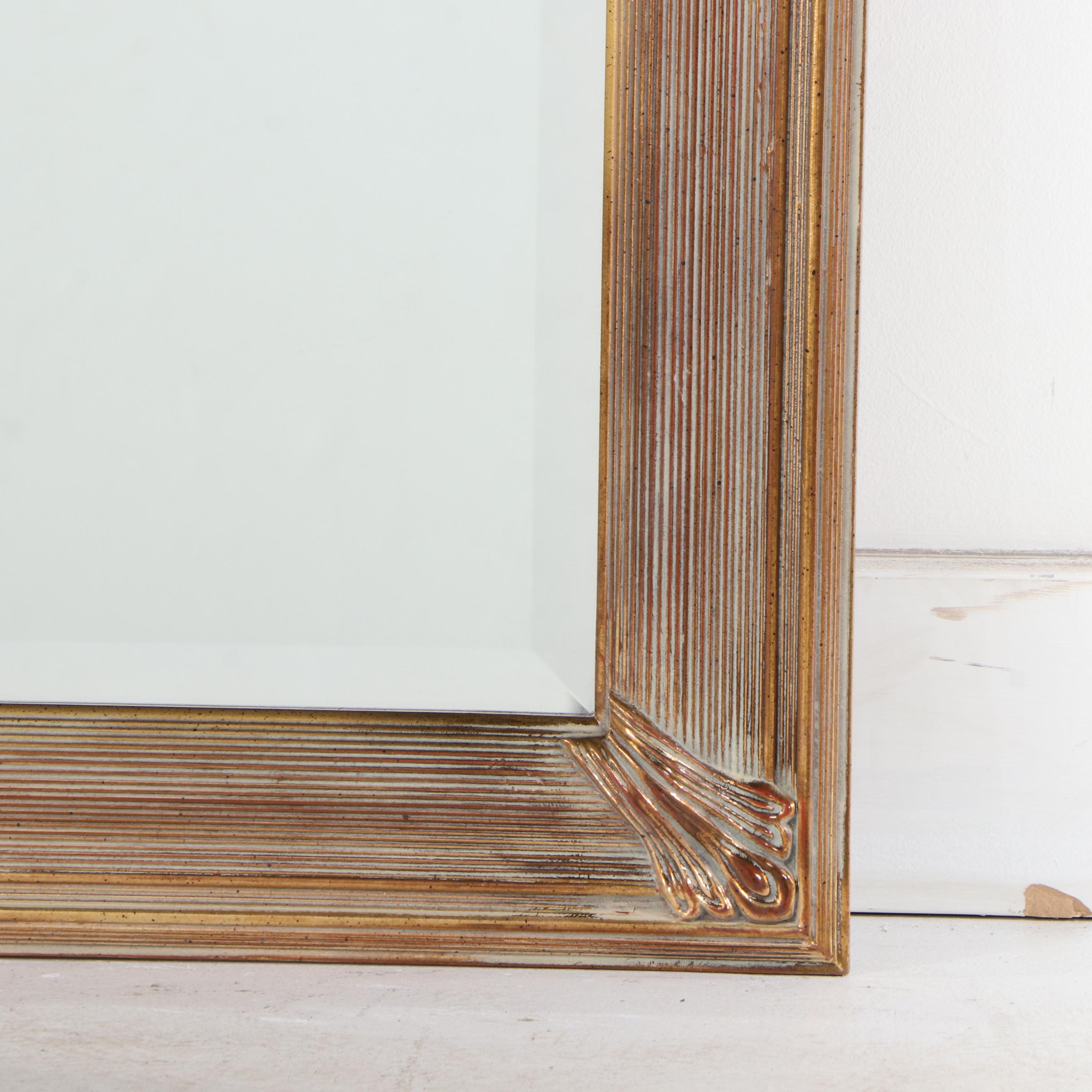 Carolina Mirror Company Gilt Compsite and Beveled Glass Mirror EBTH