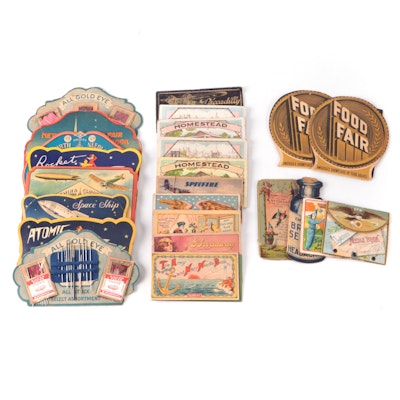 Blue Ribbon, Homestead, Silver Flyer and More Sewing Needle Books, Early 20th C