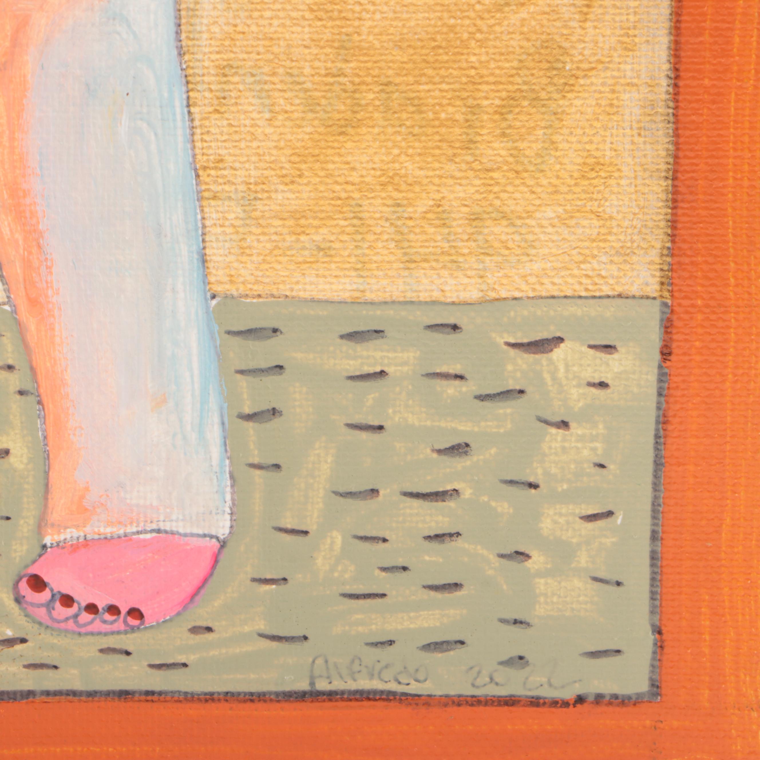 Alfredo Garcia Acrylic Painting "Angel,"2022 EBTH