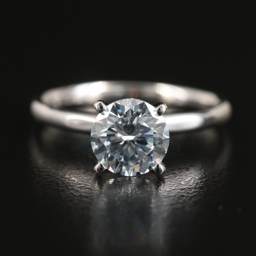 14K 1.49 CT Lab Grown Diamond Solitaire Ring