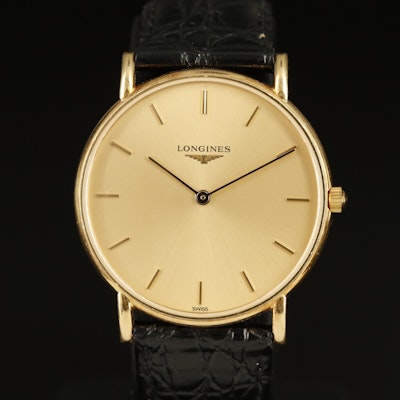 18K Longines Swiss Made Quartz Wristwatch